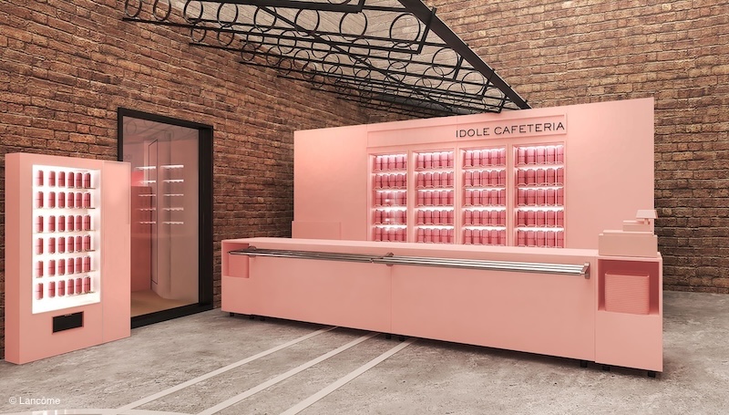 The store will spotlight Lancôme's Lip Idôle balm