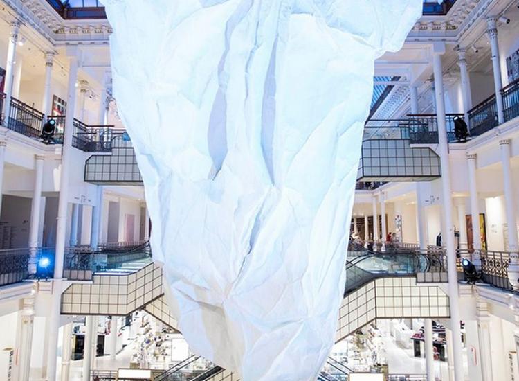 Le Bon Marché makes a splash with immersive iceberg installation 
