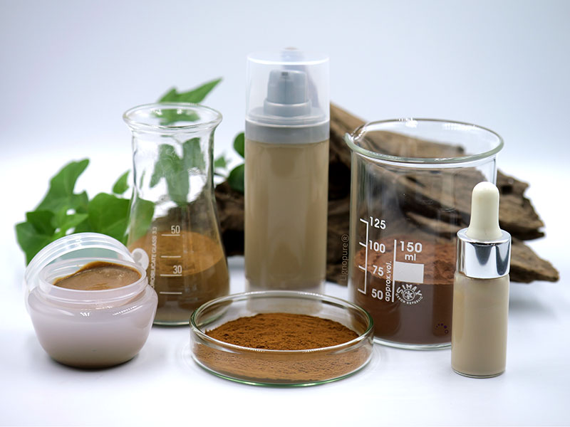 LignoBase: Lignin-based raw material series for cosmetics formulations