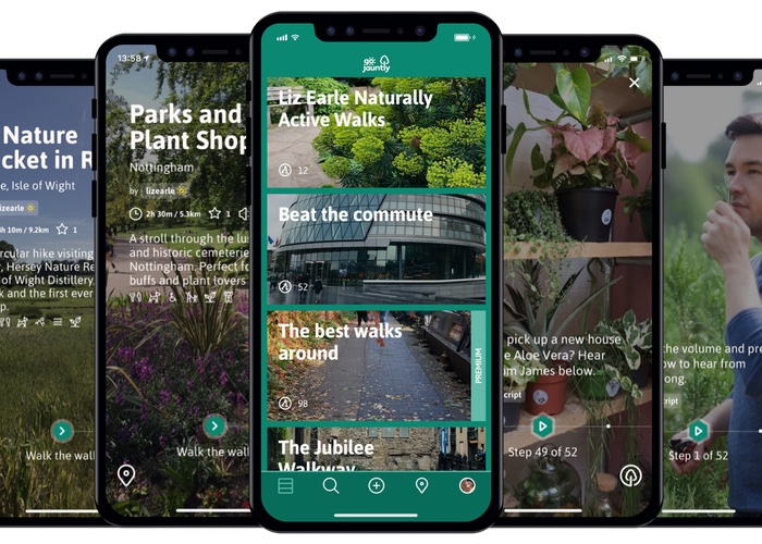 Liz Earle tackles mental and physical wellbeing with walking app Go Jauntly