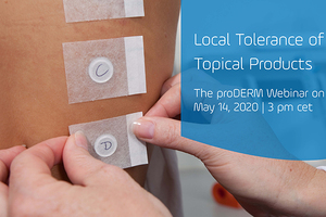 Local tolerance of topical products
