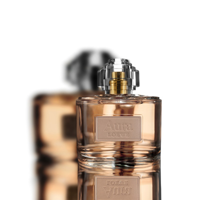 Loewe bottles brand Aura 