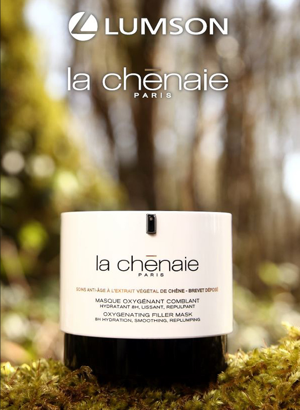 Lumson and La Chênaie partner up to create Oxygenate Filler Mask