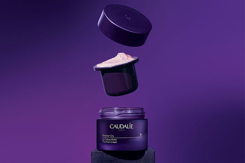 Caudalie chooses re place jar by Lumson