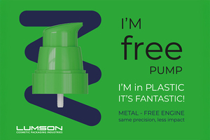Lumson strides into the future with FREE, its new metal-free pump