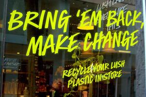 Lush gives new life to plastic packaging with Bring It Back returns scheme