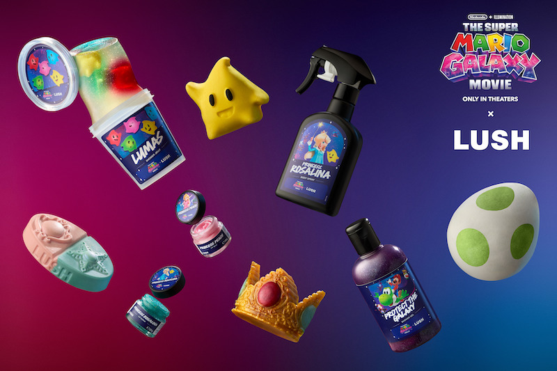 Lush hosts event at London’s Outernet to promote Super Mario Galaxy Movie collection