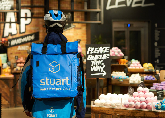 Lush teams up with on-demand delivery service Stuart 
