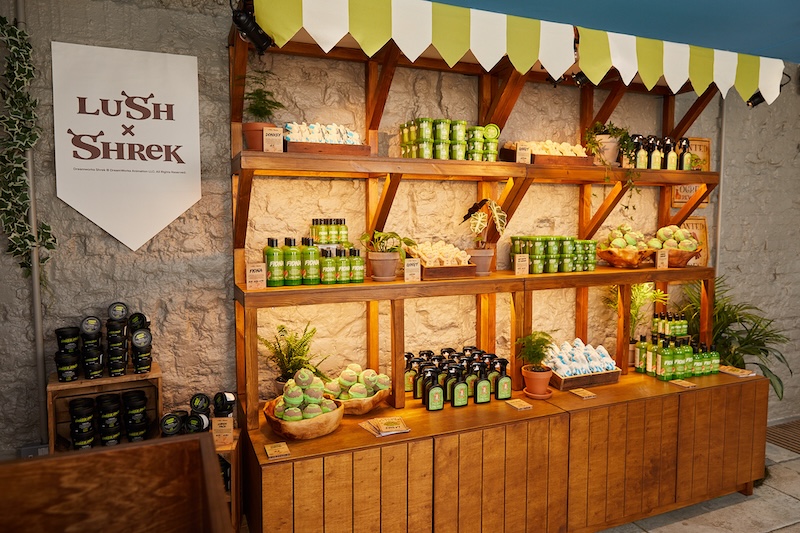 Lush unveils Shrek-inspired pop-up to celebrate new collaboration