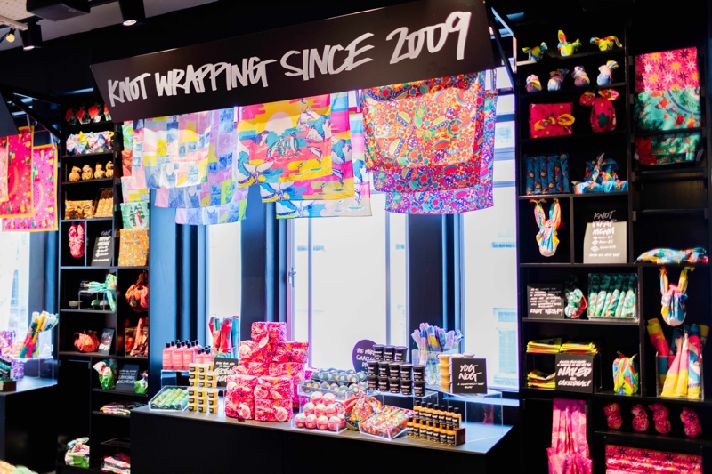 Lush unveils sushi-style restaurant conveyor belt for new in-store gifting service 
