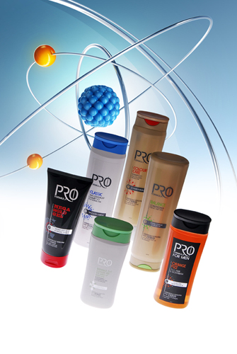 M&H bottles Tesco Pro Formula hair care 