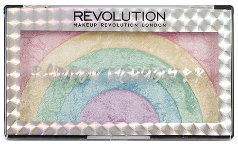 Makeup Revolution unveils rainbow highlighter palette