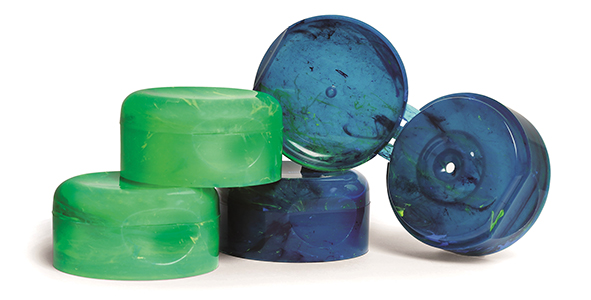 Marble effect caps RPC Group tubes
