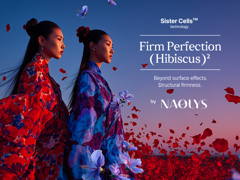Meet Firm Perfection (Hibiscus)², a biotech active targeting inflammaging-related skin structural decline