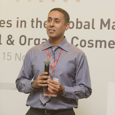 Amarjit Sahota at Cosmoprof Asia