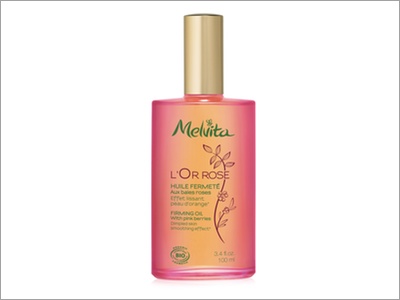 Melvita slims with pink berries