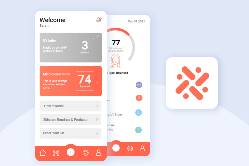 Microbiome friendly skin care tailored to your skin, powered by Labskin