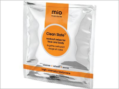Mio wipes out the shower