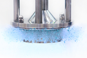 Mixing equipment for cosmetic products