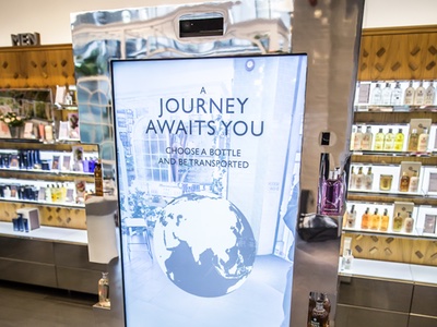 Molton Brown showcases scents with Magic Mirror