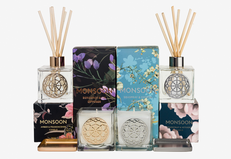 Monsoon unveils its first home fragrance collection