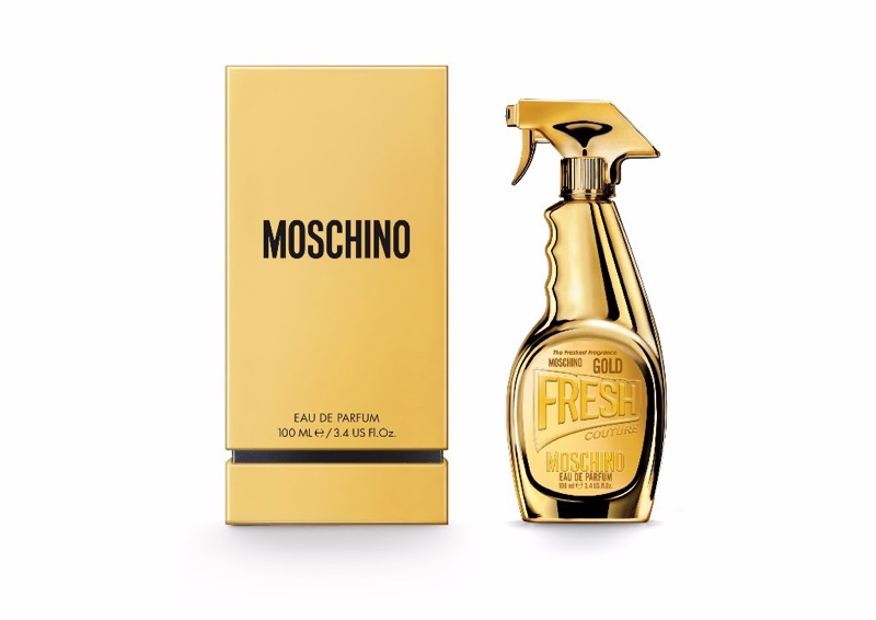 Moschino unveils Fresh Couture fragrance in new gold bottle