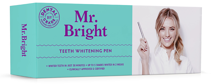 Mr Bright launches natural and portable Teeth Whitening Pen