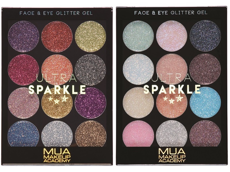 MUA prepares for festive period with new gel sparkle eyeshadow palettes
