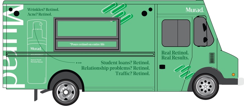 Murad targets men with new taco truck pop-up