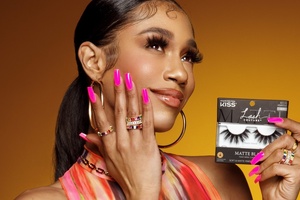 Nails and lashes player Kiss Products partners with rapper BIA
