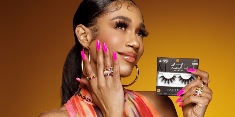 Nails and lashes player Kiss Products partners with rapper BIA
