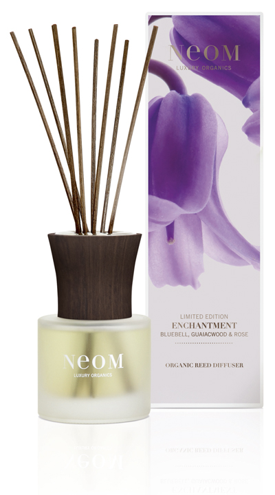 Neom inspired by scent of bluebells for Enchantment home fragrance line