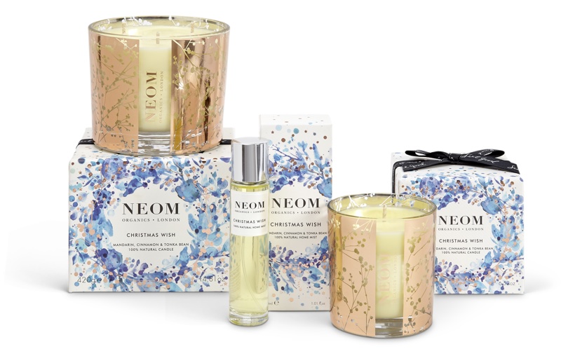 Neom Organics launches Christmas collection to help relax and energise consumers
