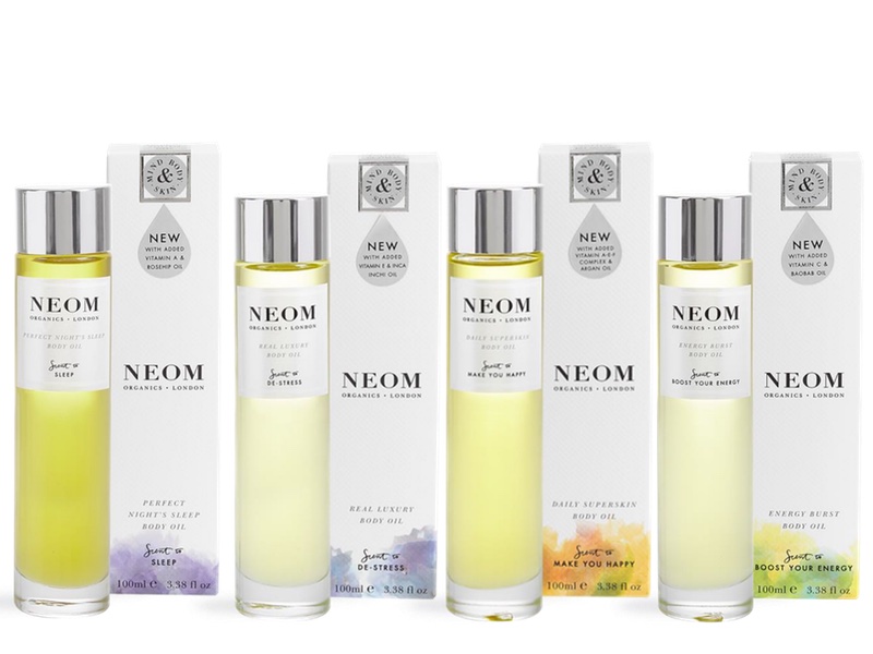 Neom Organics supercharges new Body Oils range with vitamins 
