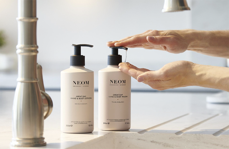 Neom Organics take advantage of Spectra’s recycled Roma pack