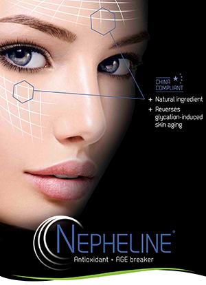 Nepheline is the new active ingredient targeting glycation