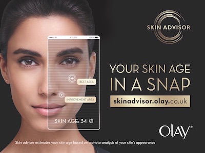 New Olay skin advisor app estimates skin age  