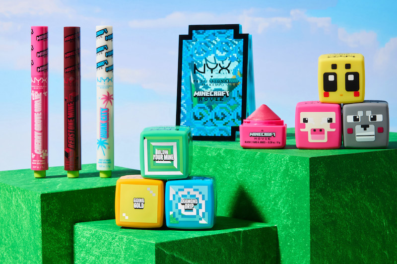 NYX Professional strikes diamonds with A Minecraft Movie make-up range