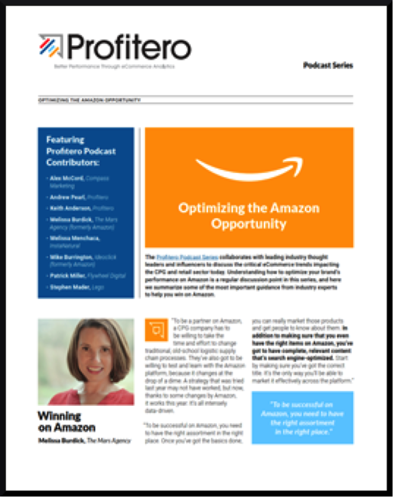 Optimising the Amazon Opportunity
