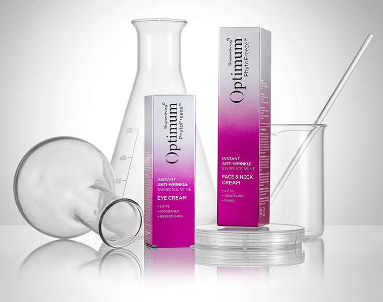 Optimum PhytoFreeze unveils Swiss Ice Wine skin care