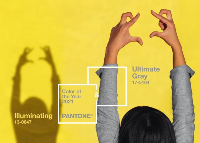 Pantone marries ‘solid’ grey and ‘cheerful’ yellow for 2021 colours of the year  
