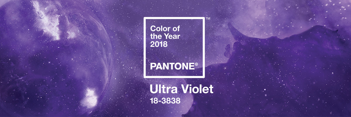 Pantone's colour of the year 2018 is Ultra Violet purple