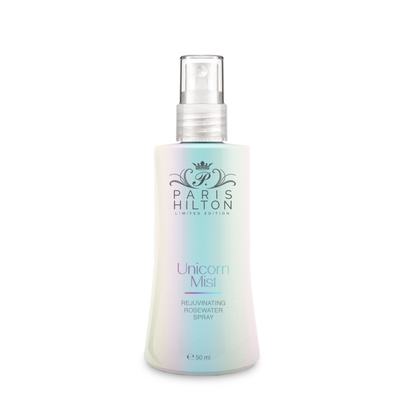 Paris Hilton makes skin care debut with Unicorn Mist 