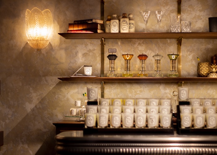 Paris jazz bars and London pubs inspire Diptyque’s Covent Garden retail space 
