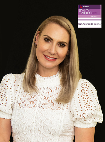 Pauline Paterson crowned Aphrodite winner 2021 at the Natwest Everywoman awards