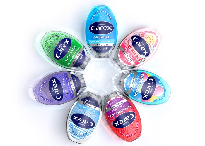 PB Creative helps Carex redesign hand gel range 