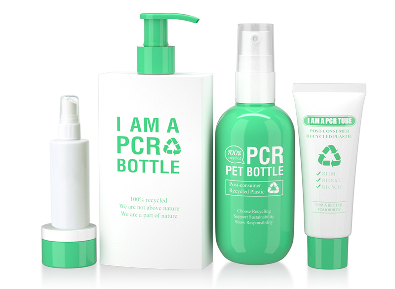 PCR packaging options and percentages