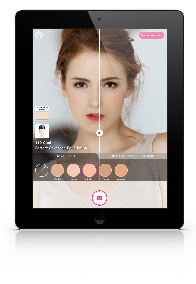 The new AI Smart Shade Finder