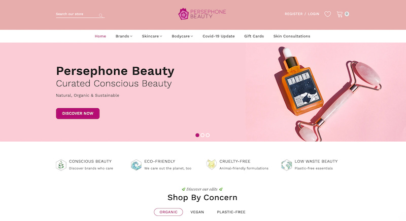 Persephone Beauty celebrates first year in business with site rebrand 

