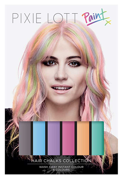 Pixie Lott Paint introduces a range of pastel hair chalks